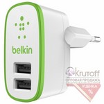 Сетевое зарядное устройство Belkin 2-USB 2,1A White ORIGINAL (мятая упаковка) Сетевое зарядное устройство Belkin 2-USB 2,1A White ORIGINAL (мятая упаковка)