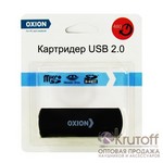 Кардридер OCR004BK до 64 Гб USB 2.0 Oxion Black Кардридер OCR004BK до 64 Гб USB 2.0 Oxion Black