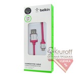 USB кабель Lightningдля iPhone 5/5S 1,2m Belkin Pink - в упаковке USB кабель Lightningдля iPhone 5/5S 1,2m Belkin Pink - в упаковке