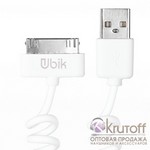 USB кабель для iPhone 4/4S Spiral 1.5 м Ubik U306 White USB кабель для iPhone 4/4S Spiral 1.5 м Ubik U306 White