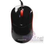 Мышь проводная 343 SmartBuy Black-Red - анфас Мышь проводная 343 SmartBuy Black-Red - анфас