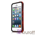 Бампер для iPhone 5/5s Black&Red Itskins Venum Бампер для iPhone 5/5s Black&Red Itskins Venum