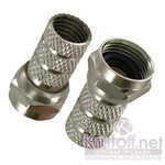 Разъем F RG6 д 20 мм OX-SKTF01PB Oxion Разъем F RG6 д 20 мм OX-SKTF01PB Oxion