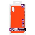 Силиконовая накладка для iPhone X Orange Силиконовая накладка для iPhone X Orange