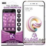 Защитное стекло для Xiaomi Mi 5 Full Screen Krutoff White Защитное стекло для Xiaomi Mi 5 Full Screen Krutoff White