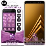 Защитное стекло для Samsung Galaxy A8+ (SM-A730F) Full Screen Krutoff Black Защитное стекло для Samsung Galaxy A8+ (SM-A730F) Full Screen Krutoff Black