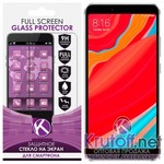 Стекло защитное Full Screen Krutoff для Xiaomi Redmi S2 черное Стекло защитное Full Screen Krutoff для Xiaomi Redmi S2 черное