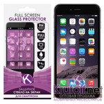 Стекло защитное Full Glue Krutoff для iPhone 6 Plus/6S Plus черное Стекло защитное Full Glue Krutoff для iPhone 6 Plus/6S Plus черное