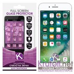 Стекло защитное Full Glue Krutoff для iPhone 7/8 белое Стекло защитное Full Glue Krutoff для iPhone 7/8 белое