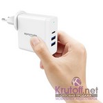 СЗУ Promate PowerCore-C Qualcomm QC3.0 60W (white) СЗУ Promate PowerCore-C Qualcomm QC3.0 60W (white)