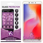 Стекло защитное Full Screen Krutoff для Xiaomi Redmi 6A белое Стекло защитное Full Screen Krutoff для Xiaomi Redmi 6A белое