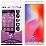 Стекло защитное Full Screen Krutoff для Xiaomi Redmi 6 белое Стекло защитное Full Screen Krutoff для Xiaomi Redmi 6 белое