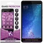 Стекло защитное Full Screen Krutoff для Xiaomi Mi Max 2 черное Стекло защитное Full Screen Krutoff для Xiaomi Mi Max 2 черное