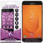 Стекло защитное Full Screen Krutoff для Samsung Galaxy J7 Prime 2018 черное Стекло защитное Full Screen Krutoff для Samsung Galaxy J7 Prime 2018 черное