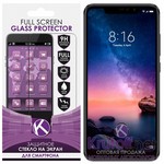 Стекло защитное Full Screen Krutoff для Xiaomi Redmi 6 Pro черное Стекло защитное Full Screen Krutoff для Xiaomi Redmi 6 Pro черное