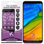 Стекло защитное Full Glue Krutoff для Xiaomi Redmi 5 черное Стекло защитное Full Glue Krutoff для Xiaomi Redmi 5 черное