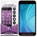 Стекло защитное Full Glue Krutoff для Xiaomi Redmi Note 4X черное Стекло защитное Full Glue Krutoff для Xiaomi Redmi Note 4X черное