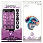 Стекло защитное Full Glue Krutoff для Xiaomi Redmi Note 5 Pro белое Стекло защитное Full Glue Krutoff для Xiaomi Redmi Note 5 Pro белое