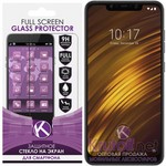 Стекло защитное Full Glue Krutoff для Xiaomi POCOPHONE F1 черное Стекло защитное Full Glue Krutoff для Xiaomi POCOPHONE F1 черное