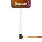 Адаптер J-002 Lightning / выход 3.5mm для наушников, работает через bluetooth Адаптер J-002 Lightning / выход 3.5mm для наушников, работает через bluetooth