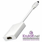 Адаптер Mini DisplayPort to HDMI Promate iView.HDMI (white) Адаптер Mini DisplayPort to HDMI Promate iView.HDMI (white)