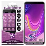 Стекло защитное Full Glue Krutoff для Samsung Galaxy A9 (SM-A920) черное Стекло защитное Full Glue Krutoff для Samsung Galaxy A9 (SM-A920) черное