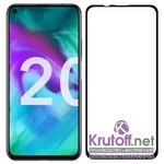 Стекло защитное Full Glue Krutoff для Honor 20 черное Стекло защитное Full Glue Krutoff для Honor 20 черное