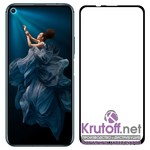 Стекло защитное Full Glue Krutoff для Honor 20 Pro черное Стекло защитное Full Glue Krutoff для Honor 20 Pro черное