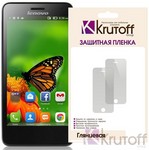 Пленка защитная для Lenovo S660 глянцевая Krutoff Пленка защитная для Lenovo S660 глянцевая Krutoff
