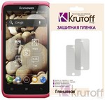 Пленка защитная для Lenovo S720 глянцевая Krutoff Пленка защитная для Lenovo S720 глянцевая Krutoff