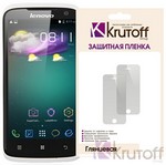 Пленка защитная для Lenovo S820 глянцевая Krutoff Пленка защитная для Lenovo S820 глянцевая Krutoff