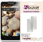 Пленка защитная для Lenovo S890 глянцевая Krutoff Пленка защитная для Lenovo S890 глянцевая Krutoff