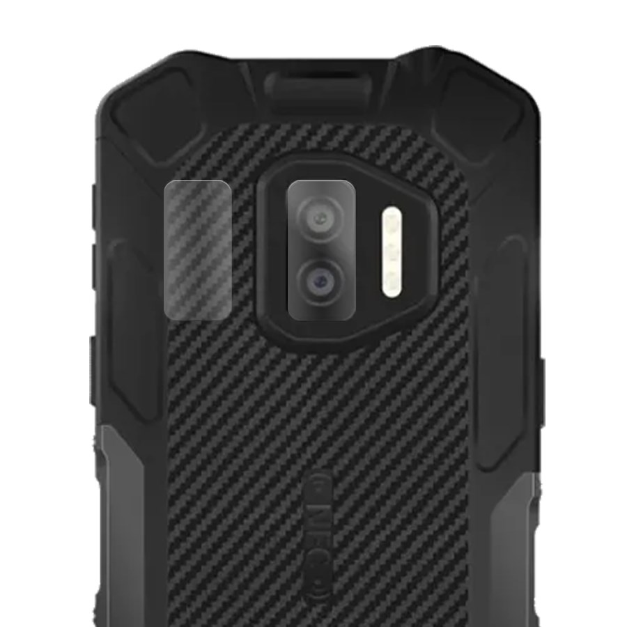 Стекло защитное гибридное МАТОВОЕ Krutoff для камеры Oukitel WP12 (2 шт.)  оптом