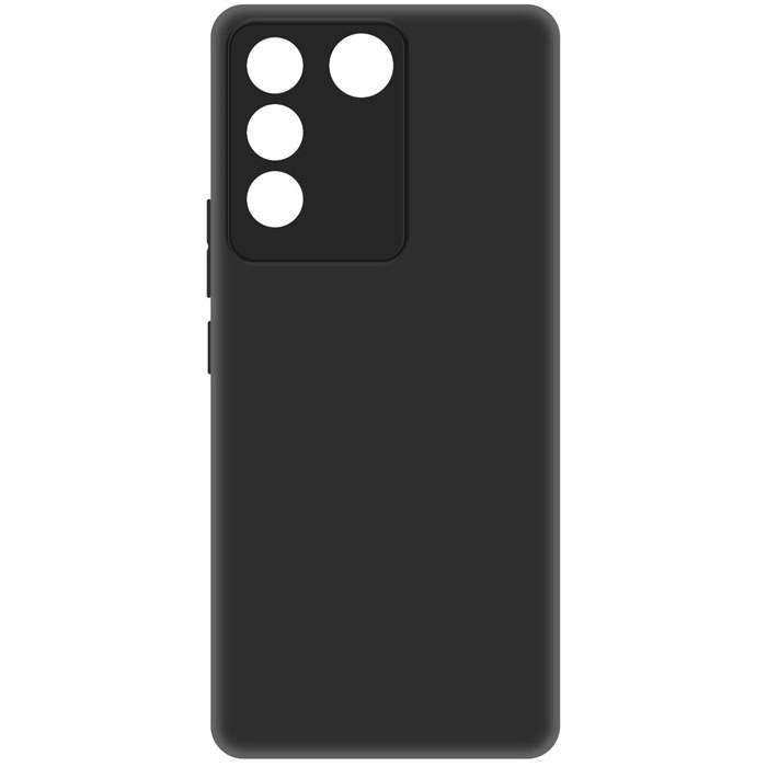 Чехол-накладка Krutoff Soft Case для Vivo T2/V27e черный - фото 1002573