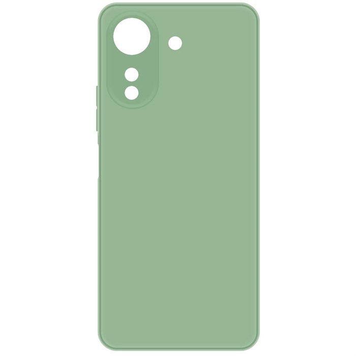 Чехол-накладка Krutoff Silicone Case для Xiaomi Redmi 13C/Poco C65 зелёный - фото 1007837