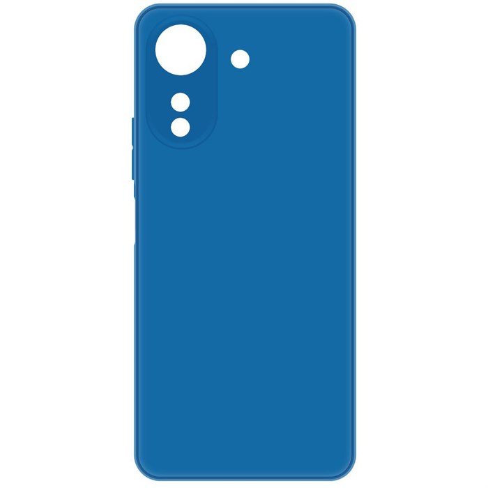 Чехол-накладка Krutoff Silicone Case для Xiaomi Redmi 13C/Poco C65 синий - фото 1007845
