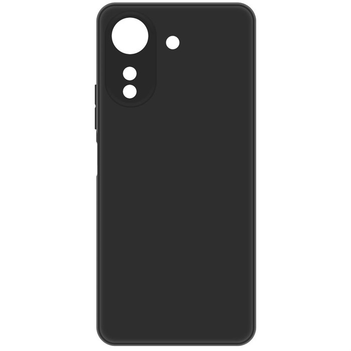 Чехол-накладка Krutoff Silicone Case для Xiaomi Redmi 13C/Poco C65 черный - фото 1007849