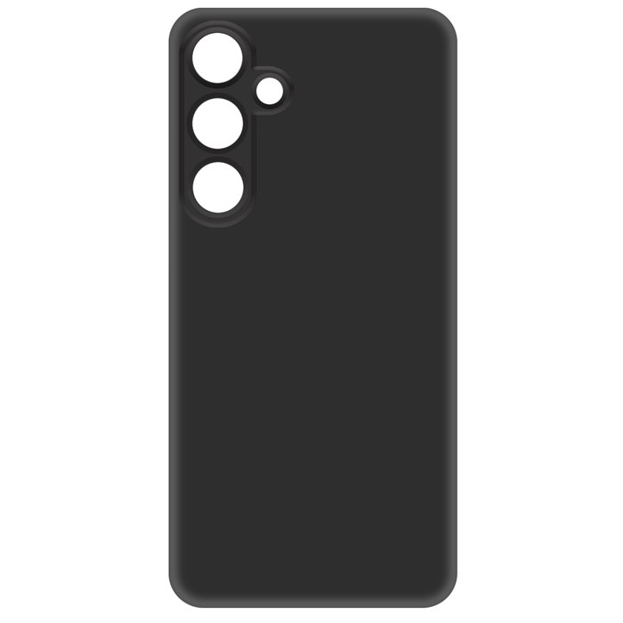 Чехол-накладка Krutoff Soft Case для Samsung Galaxy S24 черный - фото 1007869