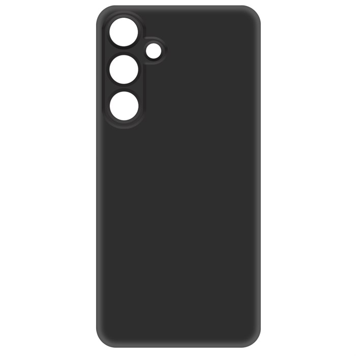 Чехол-накладка Krutoff Soft Case для Samsung Galaxy S24+ черный - фото 1007877