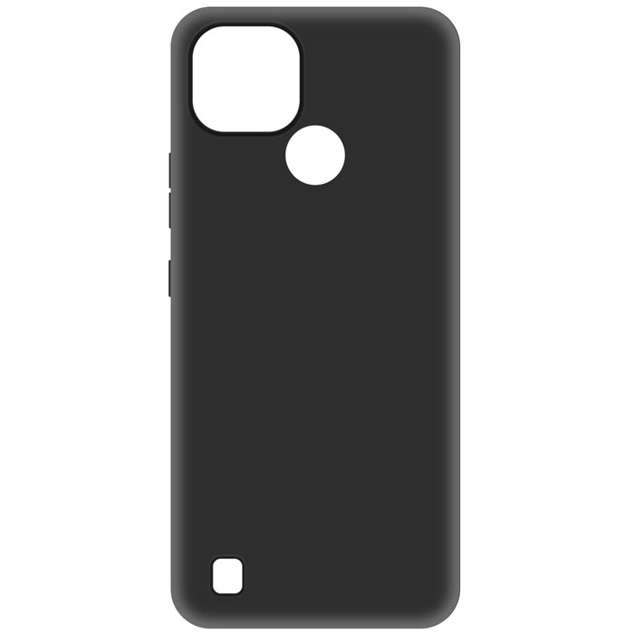 Чехол-накладка Krutoff Soft Case для Realme C21 черный - фото 1008086