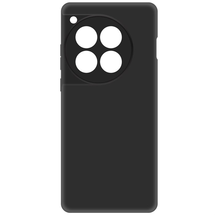 Чехол-накладка Krutoff Soft Case для OnePlus 12 черный - фото 1008109