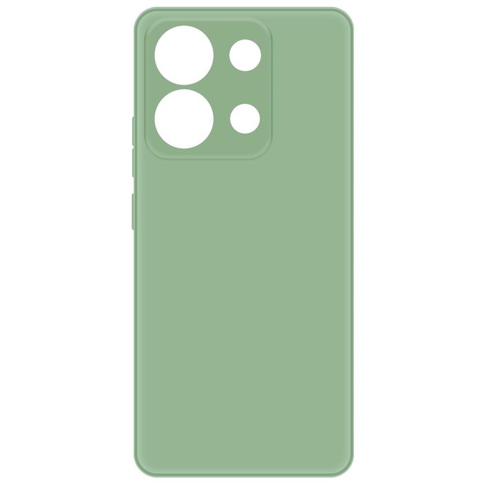 Чехол-накладка Krutoff Silicone Case для Xiaomi Redmi Note 13 4G зелёный - фото 1008217