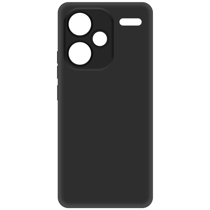 Чехол-накладка Krutoff Soft Case для Xiaomi Redmi Note 13 Pro+ 5G черный - фото 1008425