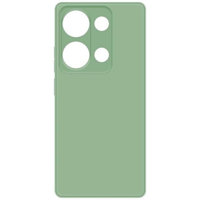 Чехол-накладка Krutoff Silicone Case для Xiaomi Redmi Note 13 Pro 4G зелёный - фото 1008429