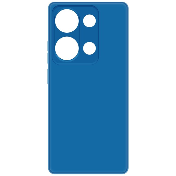 Чехол-накладка Krutoff Silicone Case для Xiaomi Redmi Note 13 Pro 4G синий - фото 1008437