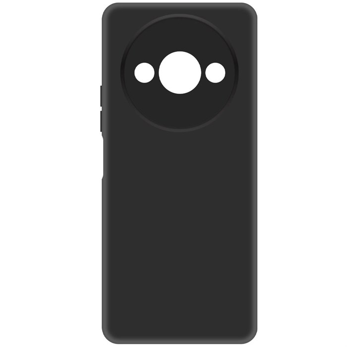 Чехол-накладка Krutoff Soft Case для Xiaomi Redmi A3 черный - фото 1008501