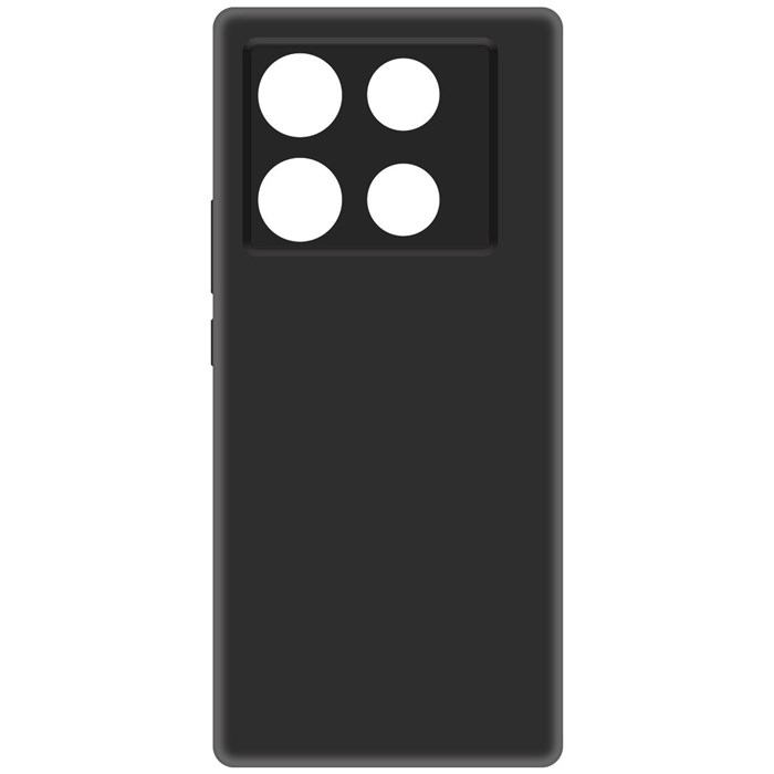 Чехол-накладка Krutoff Soft Case для INFINIX Note 40 Pro черный - фото 1008604