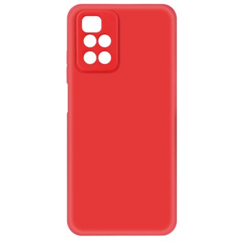 Чехол-накладка Krutoff Silicone Case для Xiaomi Redmi 10 (красный) - фото 121286