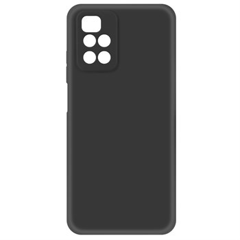 Чехол-накладка Krutoff Silicone Case для Xiaomi Redmi 10 (черный) - фото 121294