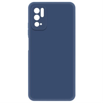 Чехол-накладка Krutoff Silicone Case для Xiaomi Redmi Note 10T/ Poco M3 Pro (синий) - фото 121460